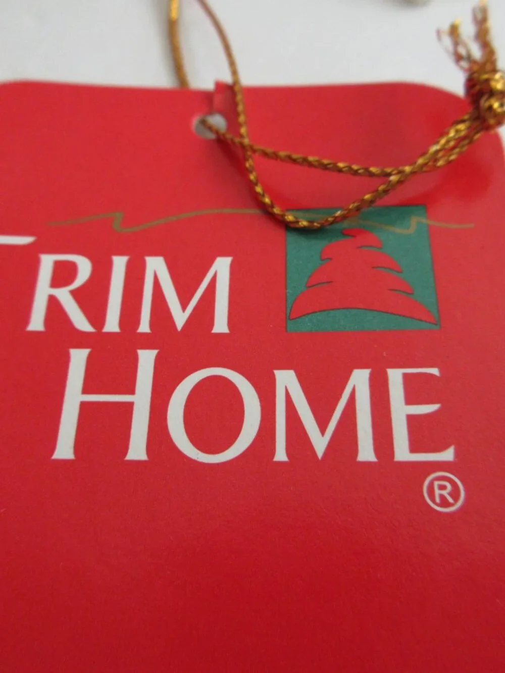 Trim A Home Christmas Tree Ornament Santa Bear on Snowflake Swing Kmart 1992